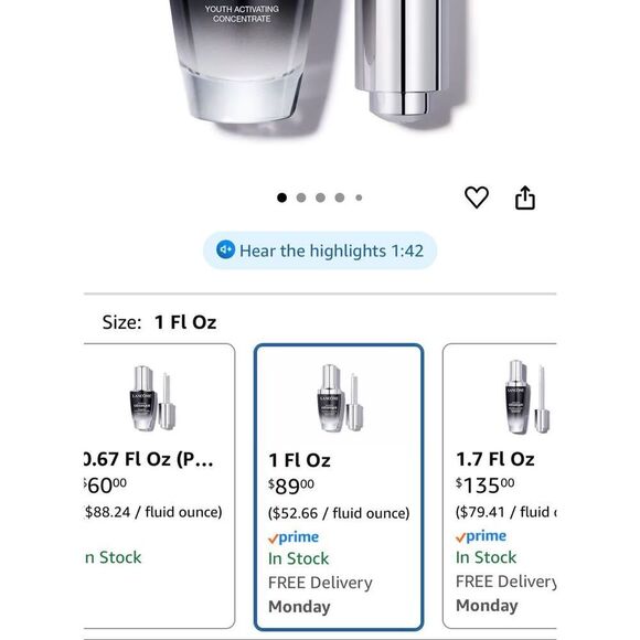 Lancôme - NWTIB - Advanced Génifique Youth Activated Concentrate Serum, 1 fl oz - Picture 16 of 16